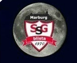Logo der SSG vor einem Mond