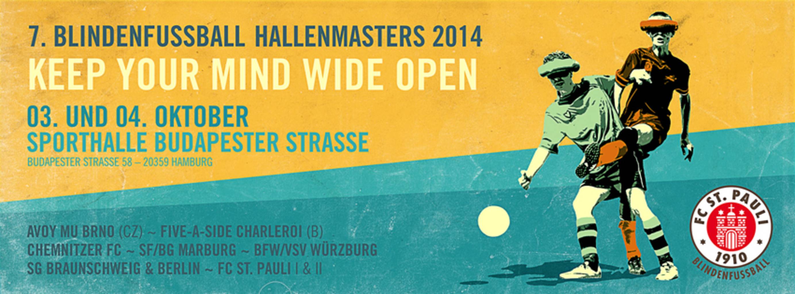 Banner der siebten Hallenmasters