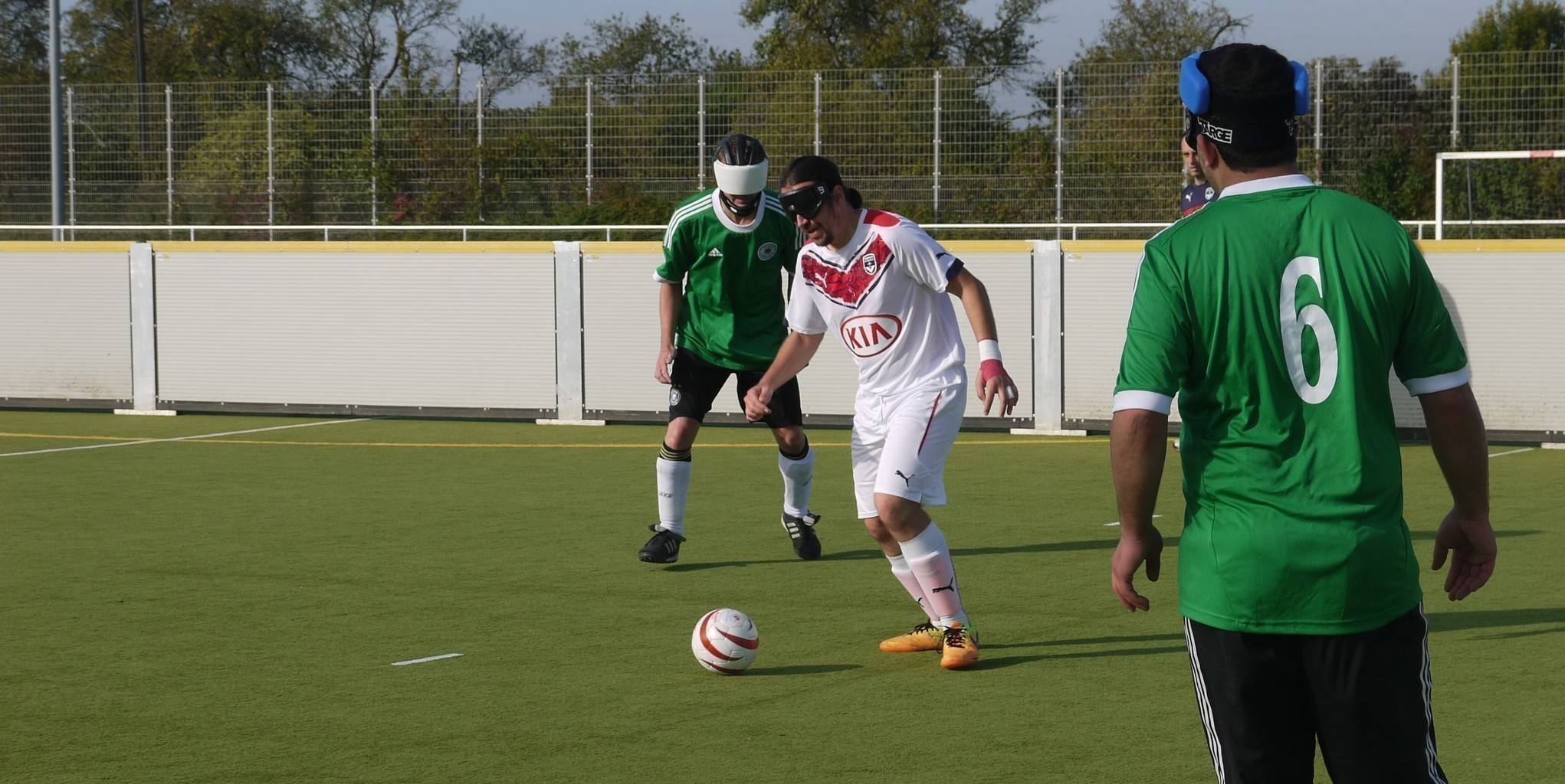 Frederic Villeroux beim Test-Spiel gegen Deutschland in Würzburg (Foto: Julitta Harms)