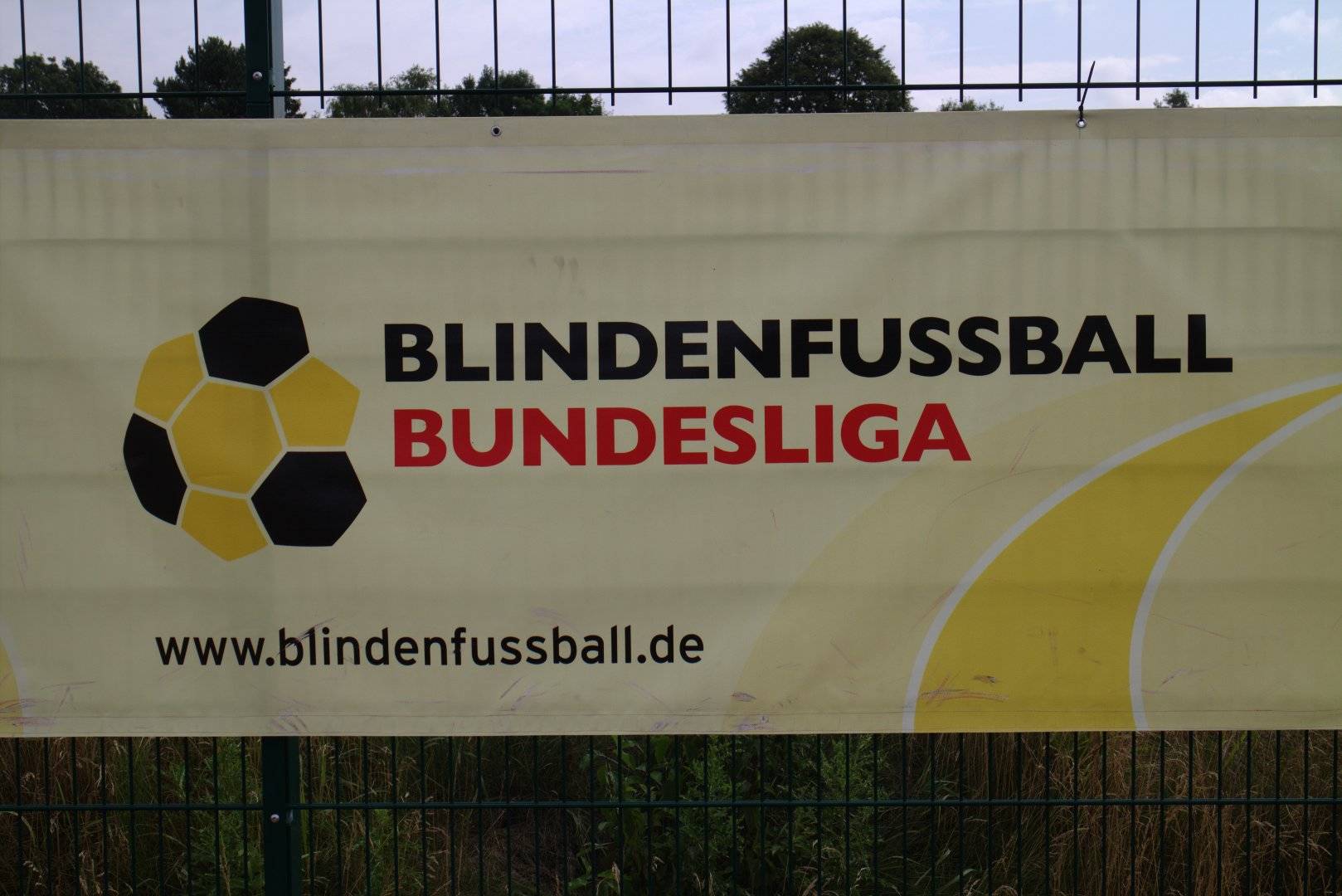 Blindenfußball Bundesliga Banner